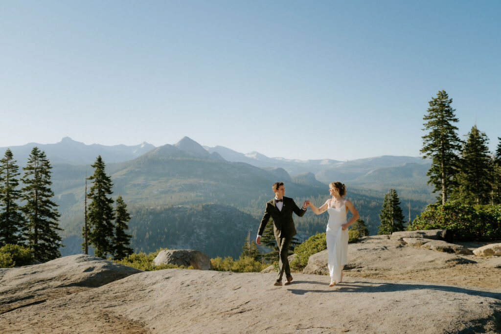 An Intimate Sunrise Yosemite Elopement at Glacier Point & Sentinel Beach