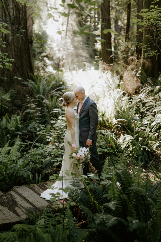 golden hour bridal portraits in CA