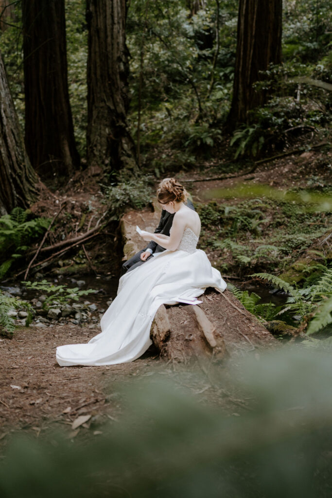 Bride and groom at their dream elopement