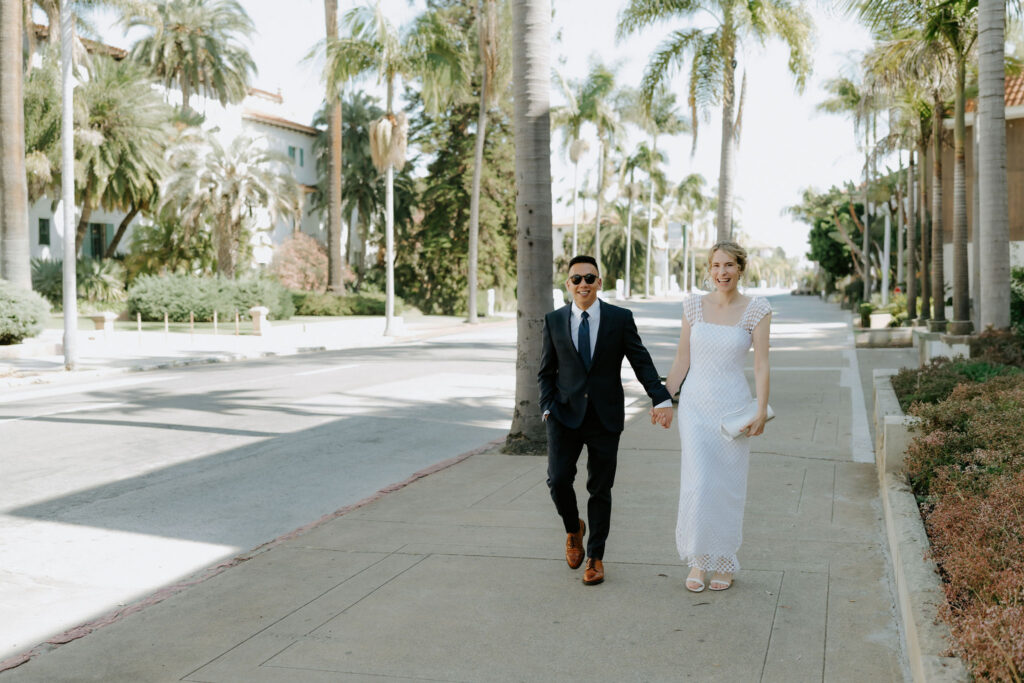 An Intimate Santa Barbara Elopement | Courthouse Ceremony, Coastline Vows & Dinner