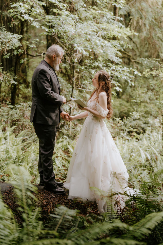 Kas & Tim’s Crescent City Elopement in the Northern California Redwoods