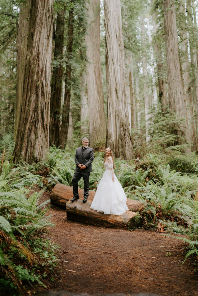 Kas & Tim’s Crescent City Elopement in the Northern California Redwoods