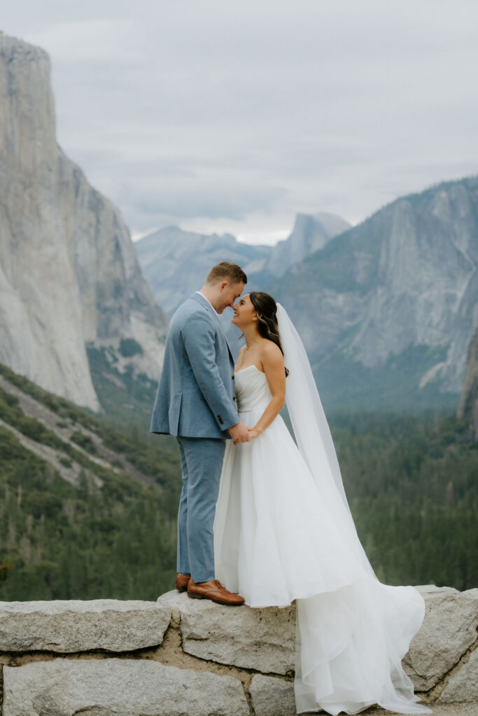bride and groom before heading to their ceremony