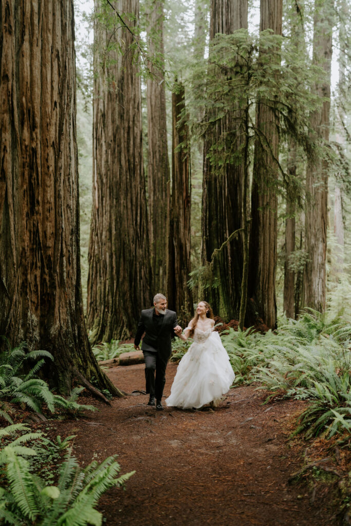 Kas & Tim’s Crescent City Elopement in the Northern California Redwoods