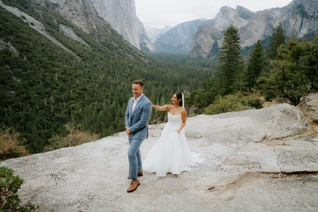 A Cathedral Beach Elopement with a Private Yosemite Adventure