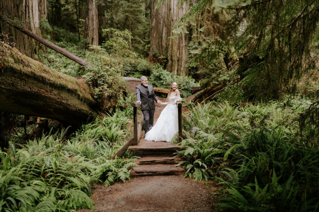 Kas & Tim’s Crescent City Elopement in the Northern California Redwoods