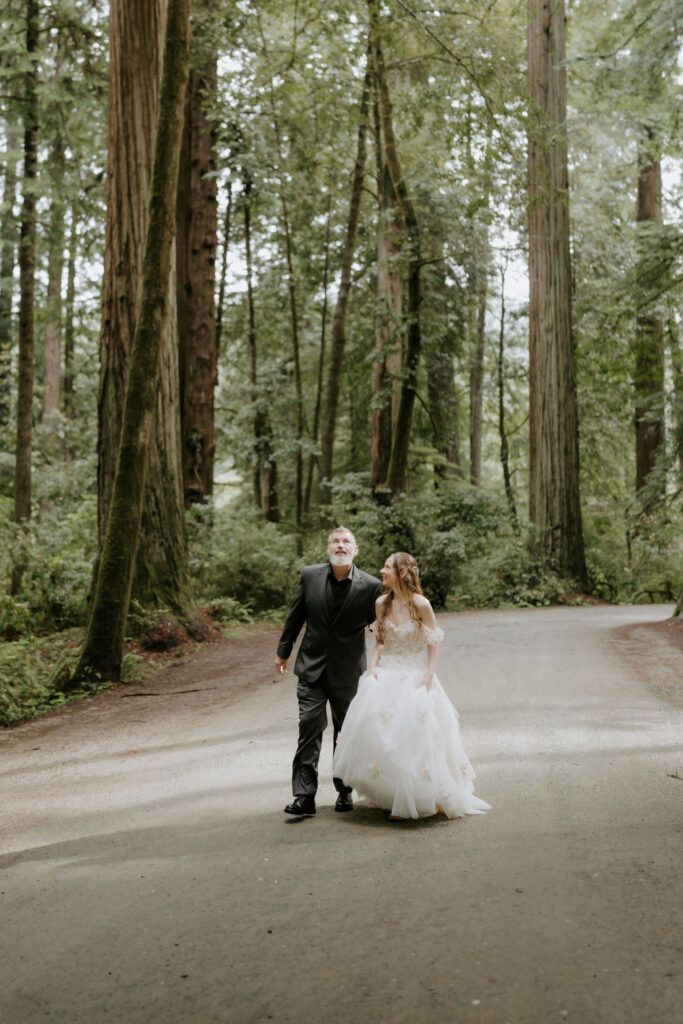 Kas & Tim’s Crescent City Elopement in the Northern California Redwoods