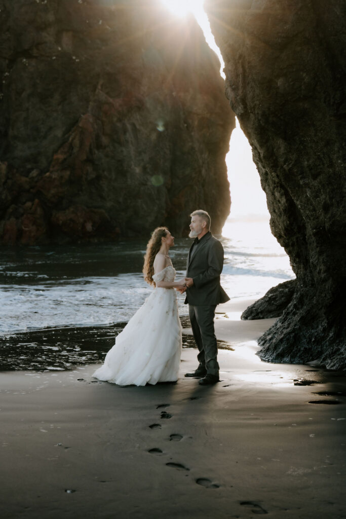 Kas & Tim’s Crescent City Elopement in the Northern California Redwoods