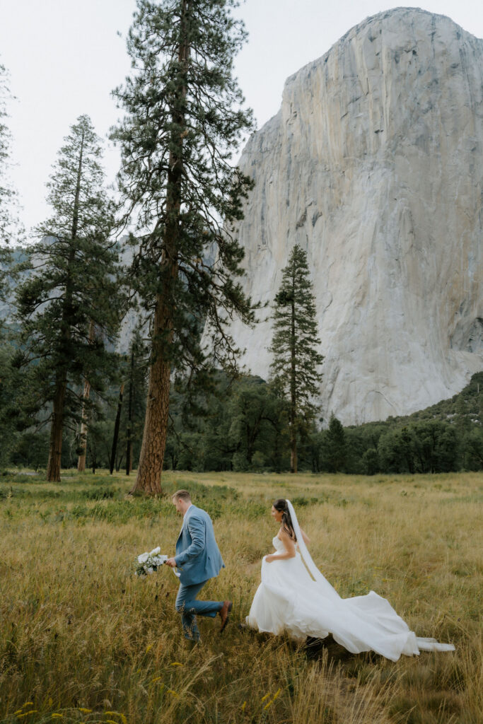 A Cathedral Beach Elopement with a Private Yosemite Adventure