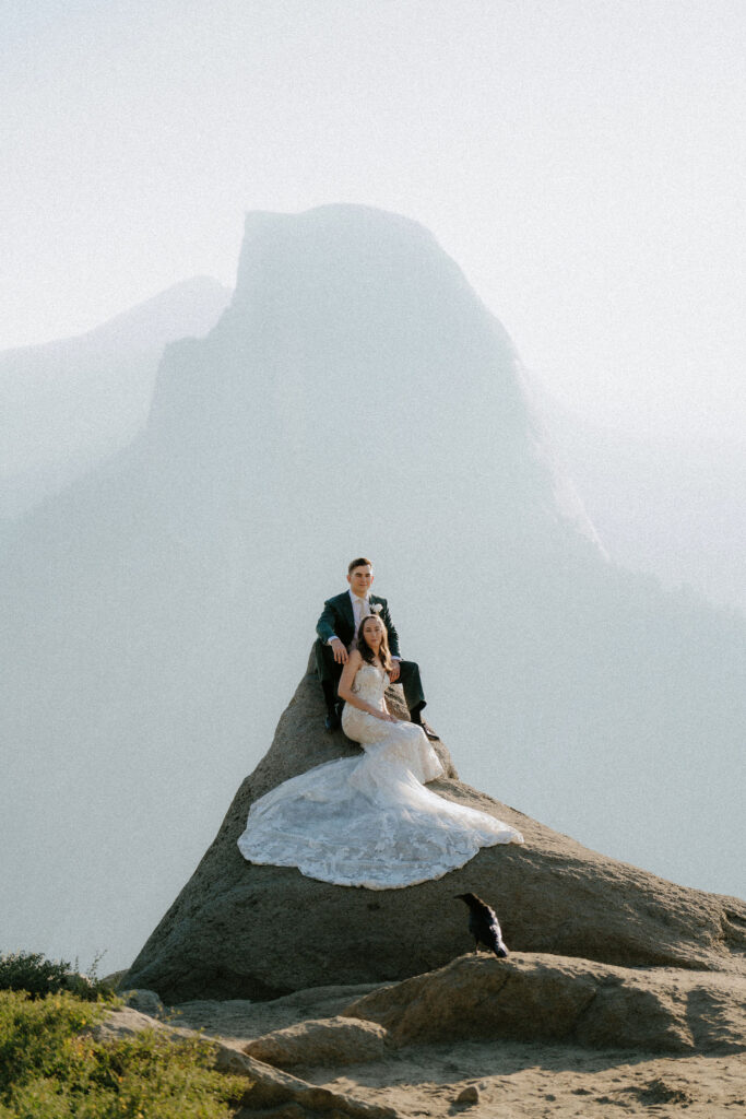 An Adventurous Yosemite Elopement from Sunrise at Glacier Point to Sunset at Taft Point