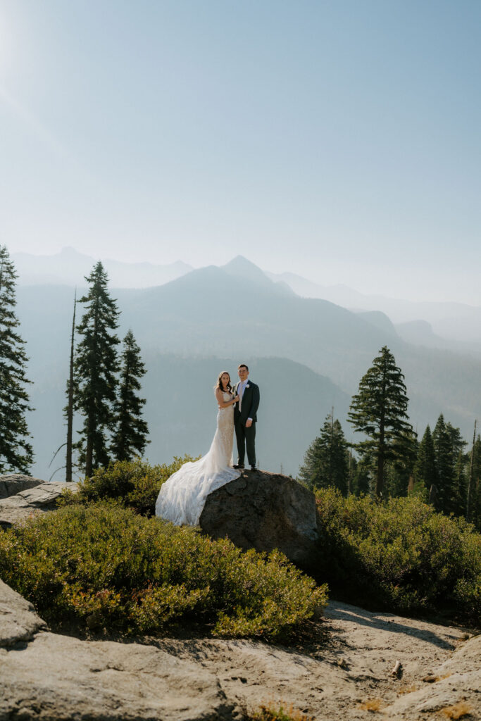 timeless bridal session in yosemite