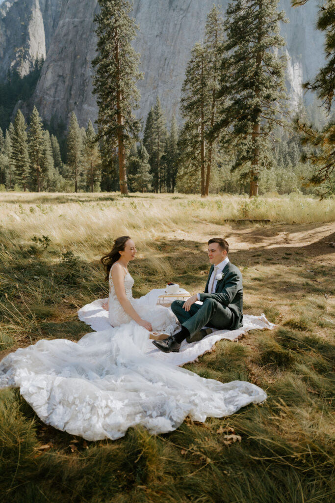 newlyweds at their dream photoshoot