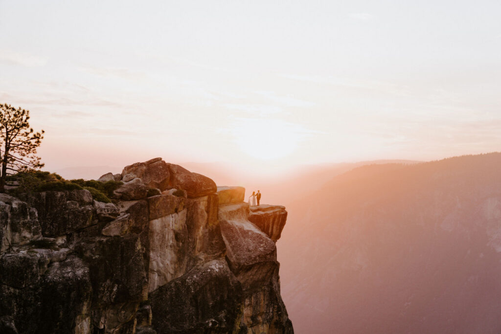 An Adventurous Yosemite Elopement from Sunrise at Glacier Point to Sunset at Taft Point
