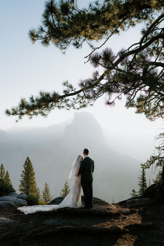 An Adventurous Yosemite Elopement from Sunrise at Glacier Point to Sunset at Taft Point