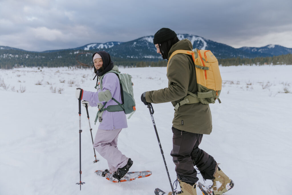 Snowshoeing adventure proposal in Lake Tahoe